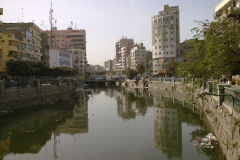The Bahr Yussef canal in Al Fayyum Egypt