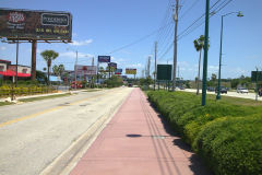 Street near Gaylord Palms, Orlando, Florida, USA