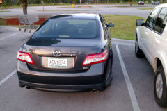 My first car in the USA, a Toyota Camry, Florida