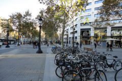 Streets in Barcelona, Spain
