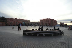 Central place in Ouarzazate, Morocco