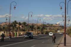 A street in Ouarzazate Morocco