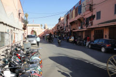 Street scene in Marrakesh, Morocco