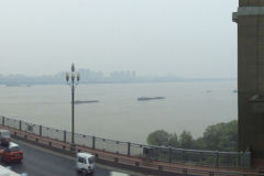View from Nanjing Yangtze River Bridge in Nanjing, China