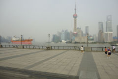 Pudong as seen from The Bund in Shanghai, China