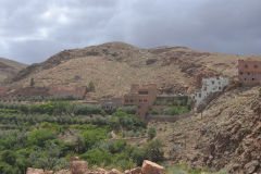 Landscape around Dades Gorge near Boumalne, Morocco