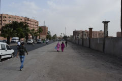 A street scene in Marrakech, Morocco