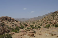 Landscape around Tafraoute, Morocco