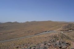 Landscape on the road between Ouarzazate and Mhamid in Morocco