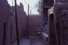 Inside a old city at the Wadi Draa near Mhamid, Morocco