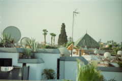 Over the roofs of Marrakesh, Morocco