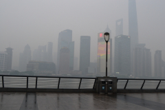 View to Podung at The Bund in Shanghai, China