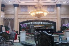 Expensive looking hotel lobby in Suzhou, China