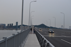 Vie of the bridge in Dalian, China