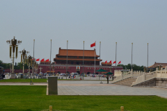 The Tiananmen at the Tiananmen Square in Beijing, China