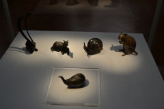 Animal figures inside the Tokyo Museum, Tokyo, Japan
