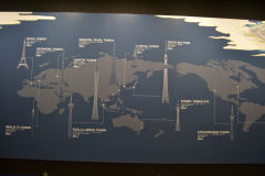 Comparision of different towsers in the world, Tokyo Sky Tree, Tokyo, Japan