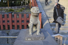 Figure at a temple in Kamakura, Japan