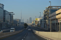 View of Dubai during leaving the town in direction of Rub al-Chali, United Arab Emirates