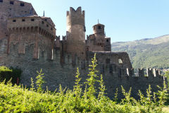 Fenris Castle in the Aosta Valley, Italy
