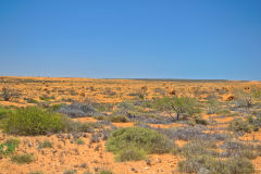 Outback landscape around Coral Bay, Western Australia
