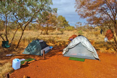 Campsite at the Karijini Eco Retreat, Western Australia