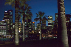 Sydney CBD after sunset, Australia