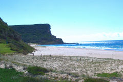 At Garie Beach in the Royal National Park south of Sydney, Australia