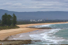 A beach at Wollongong, New South Wales, Australia