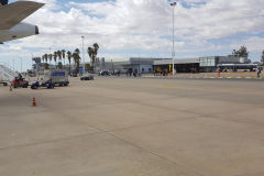 The small Husea Kutako International Airport in Windhoek
