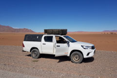 Toyota Hilux in Namib-Naukluft National Park Namibia