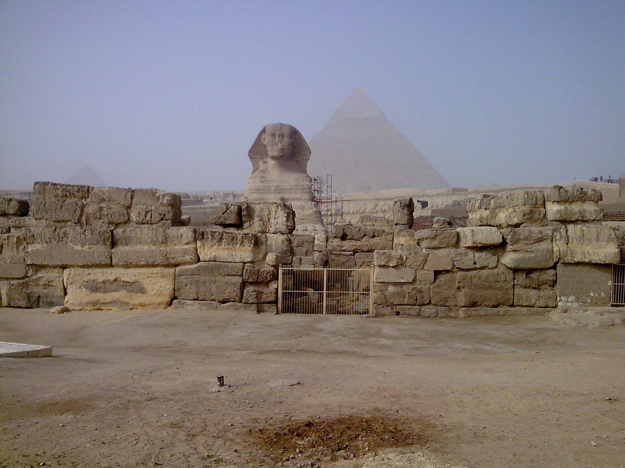 Sphinx und Pyramiden in Gizah, Ägypten