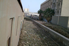 Leaving Al Faiyum in a train in Egypt