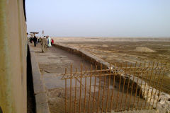 Train station in the desert between Al Faiyum and Al Wasta in Egypt.