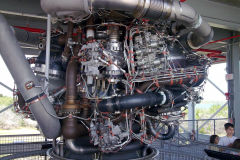 Rocket engine at Kennedy Space Center, Florida, USA