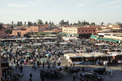 Jemaa el-Fnaa in Marrakech, Morocco