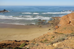 Ocean view from Legzira beach near Sidi Ifni, Morocco