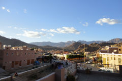 Cityscape of Tafraoute in Anti Atlas of Morocco