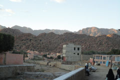 Cityscape of Tafraoute in Anti Atlas of Morocco