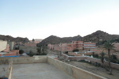 Cityscape of Tafraoute in Anti Atlas of Morocco