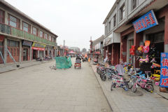 Old city centre in Xingcheng, Liaoning, China