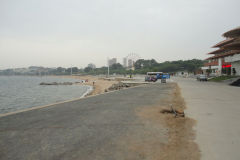 Beach scene at the beach of Xingcheng, Liaoning, China