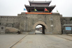 Old city centre in Xingcheng, Liaoning, China