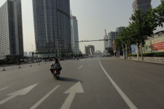 A street scene in Tianjin, China