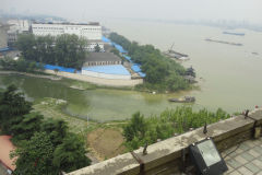 View from Nanjing Yangtze River Bridge in Nanjing, China