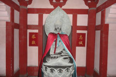 Inside a pagoda in Suzhou, China