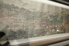 Silk production in Suzhou Silk Museum, China