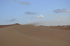 The sand dunes of Merzouga, Morocco