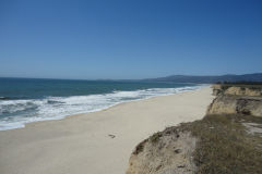 At a beach at the Pacific in California, USA