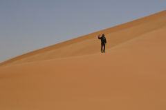 The sand dunes of Merzouga, Morocco